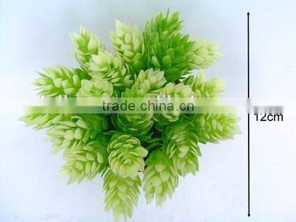 H11cm Plastic New Cone Pine Potted Flowers for Table Decoration