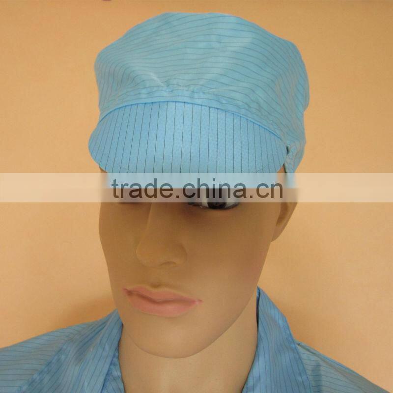 black cleanroom anti-static baseball cap