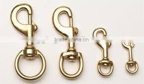 solid brass snap hooks
