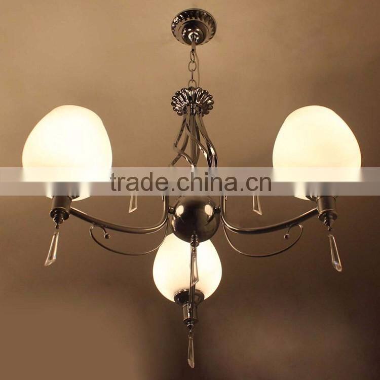 UL SAA CE Modern Colourful Chandeliers & Hanging Lights/ E27 Glass Pendant Lamp Ceiling Light MD-5114-3
