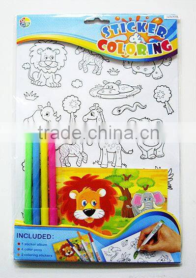 Coloring Sticker set