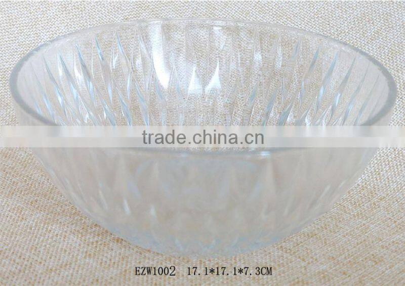 Good quality Different size Kitchen cheap big glass bowl for sale