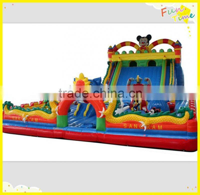 Different kinds of cartoon model inflatable bouncers, garden bouncer castle for sale