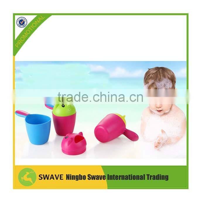 Lovely Bear shape Bath Shampoo Rinse Cup for child /Safe plastic Child Wash Hair cartoon Bath Shampoo Rinse Cup P76520