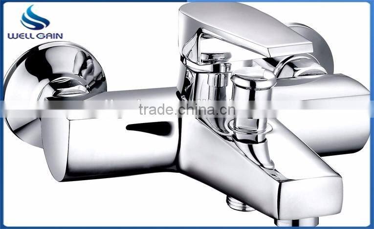 Classic single whole zinc handle brass body kitchen faucet MARTI wall mouned chrome plating kitchen mixer