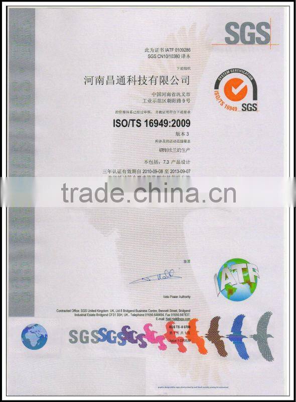 Factory Supply ANSI Standard Carbon Steel Puddle Flange