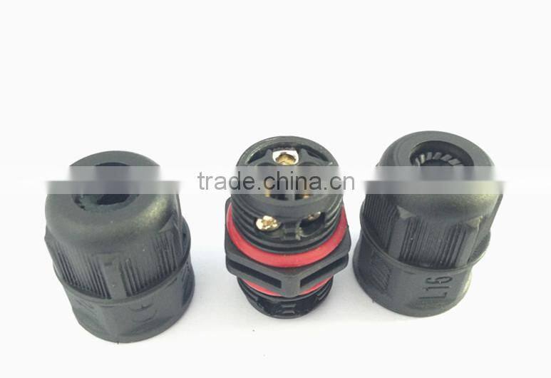 LLT mini power cord screw fixing waterproof cable connector