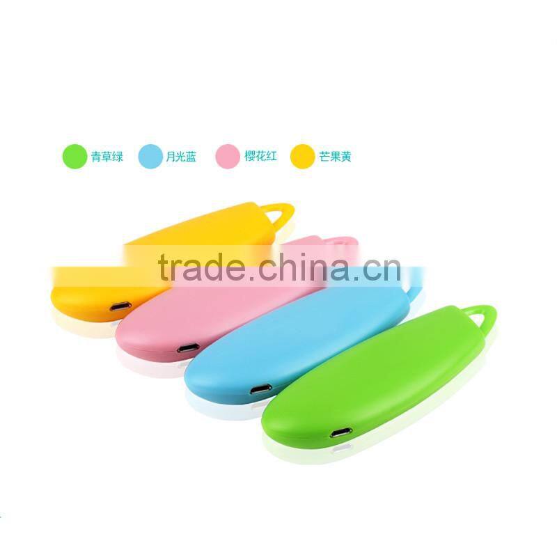 Hot Sale Corlorful Gift! Power Bank Portable Mobile Phone charger 2200mah