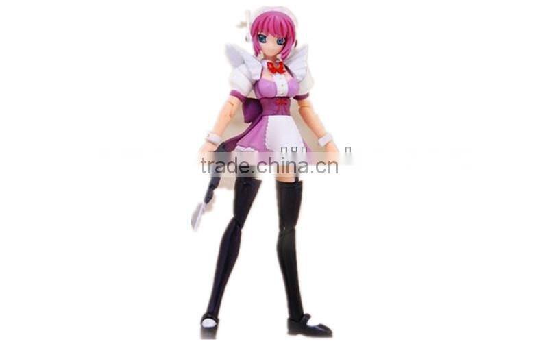 plastic anime gril dolls for fun, for kids