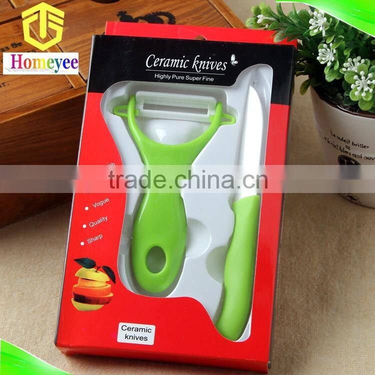 Wholesale 4 "imitation ceramic fruit knife peeler