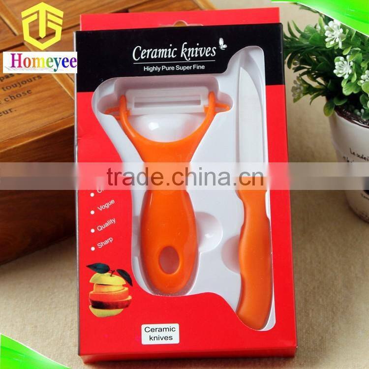Wholesale 4 "imitation ceramic fruit knife peeler