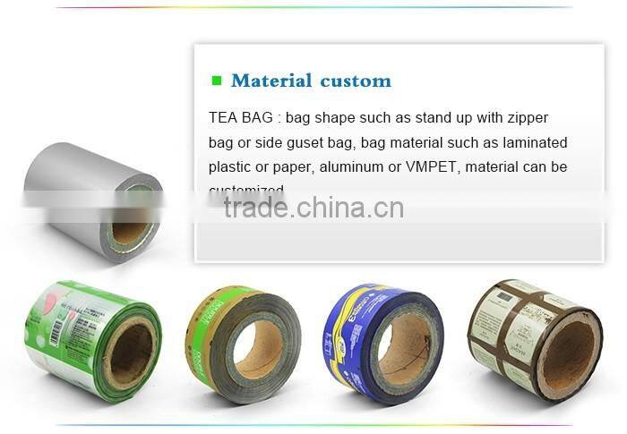 China manufacture color printing packaging plastic film for water pouch