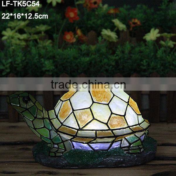 tortoise light resin tortoise solar light