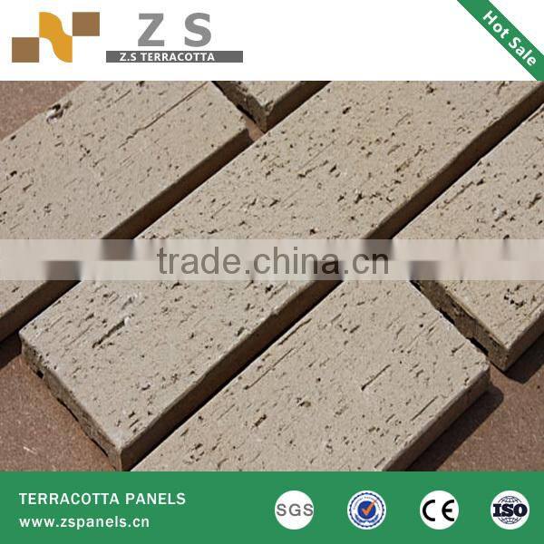 split tiles split tile split brick terracotta facade exterior wall tiles, terracotta red brick wall tile