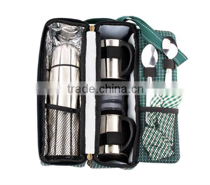 promotion flask and travel mug gifts set with bag packing