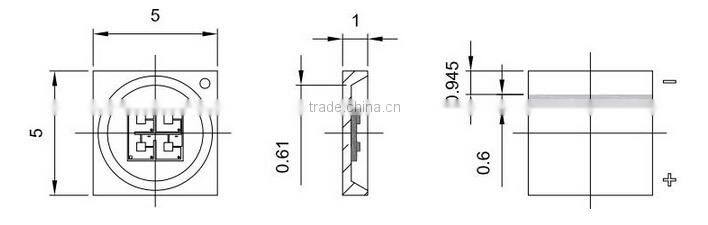 custom AR4N Aluminum Package led UV LED