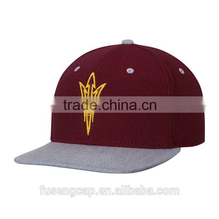 6 Panel 3d Embroidery Caps Custom Snapback