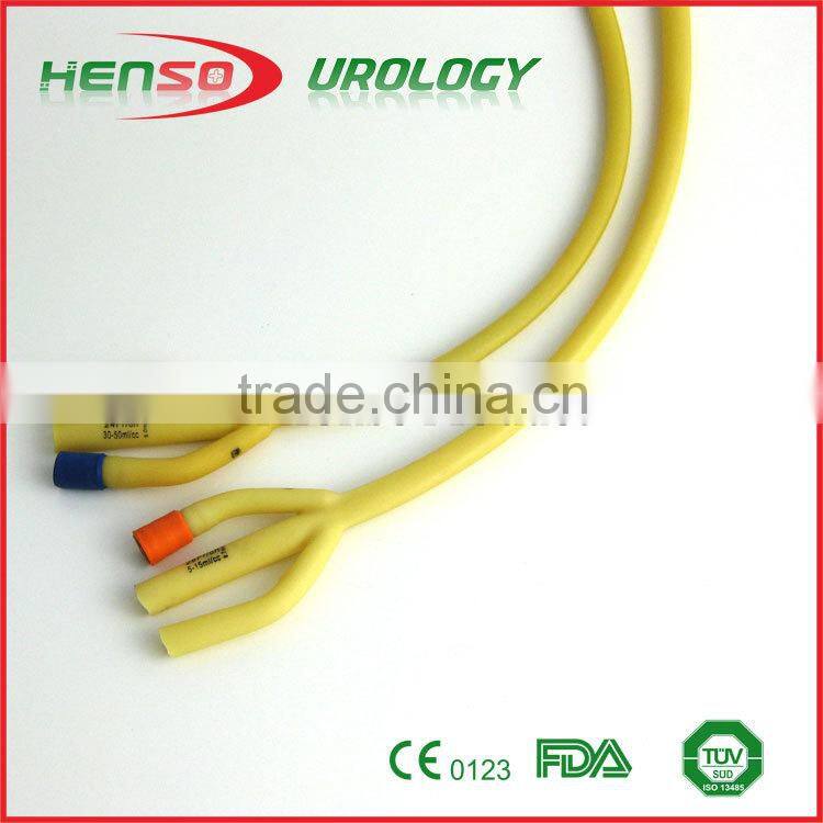 Three way (3 way) Standard Latex Foley Catheter
