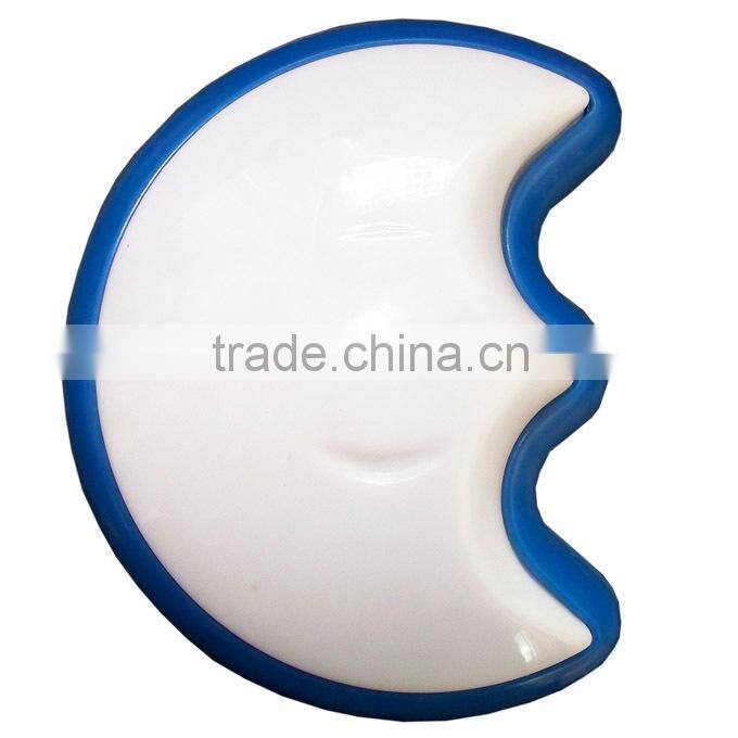 moon shape push night lamp bedroom touch night lamp