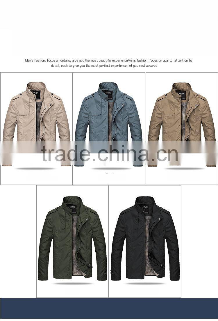 Autumn jacket collar business