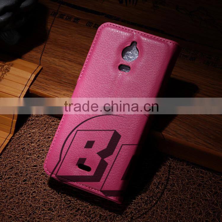 New Design Classical Flip Magnetic wallet leather case with card slots For Wiko Wax PU Leather case mobile phone case cover