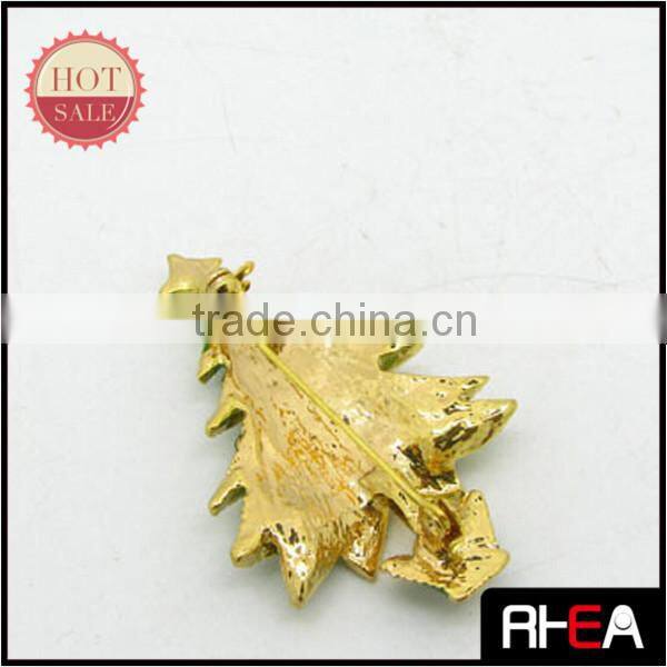 2015 Enamel Alloy Brooch Christmas Trees Brooch Jewelry