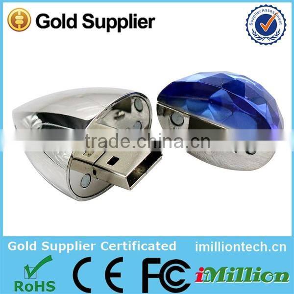 Crystal Waterdrop USB Flash Drive,2GB/4GB/8GB Diamond USB Disk