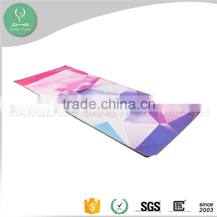 China supplier microfiber non-slip organic yoga towel without mat