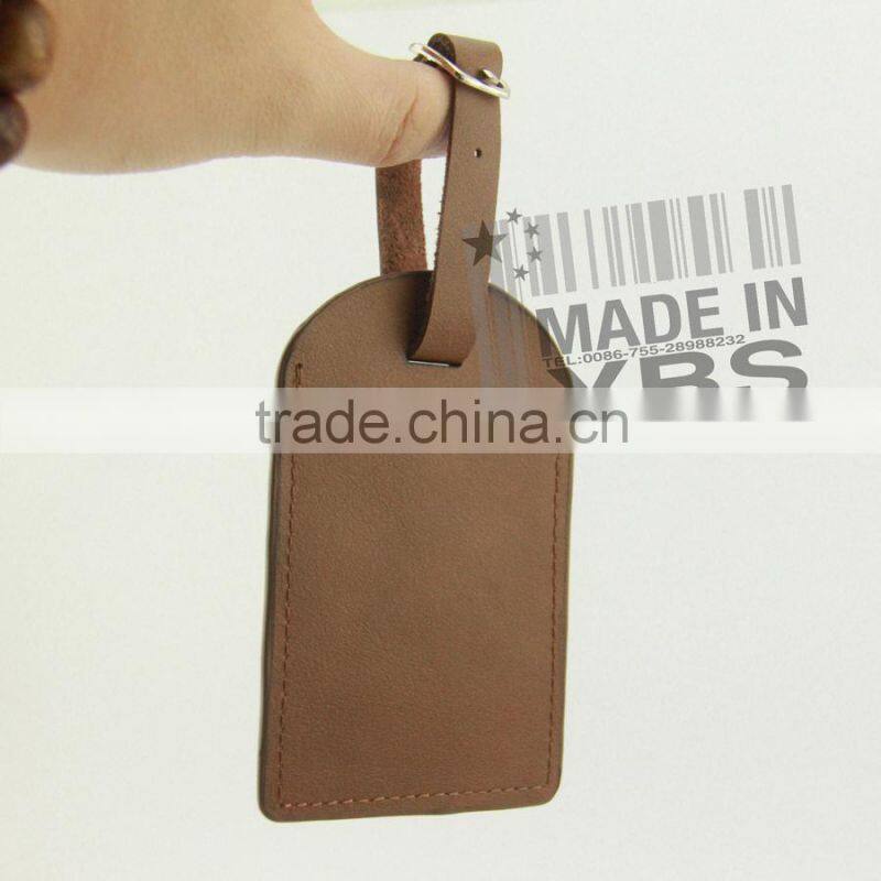 Travel Tag genuine Leather luggage tag wholesale