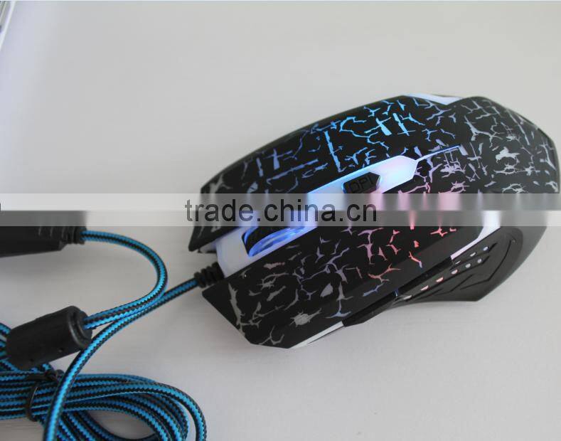 gaming mouse with breathing color lights gaming mouse glowing gaming mouse