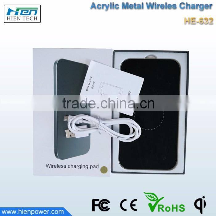Wholesale Universal Mobile Phone Qi Wireless Charger Pad for samsung galaxy j5