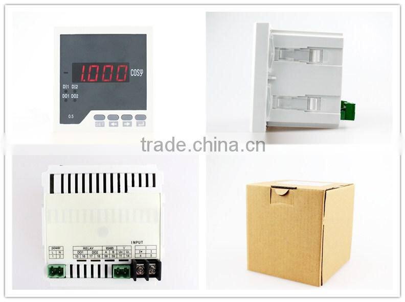 ME-3H31 LED display three phase digital PF meter, measure power factor with high-precision