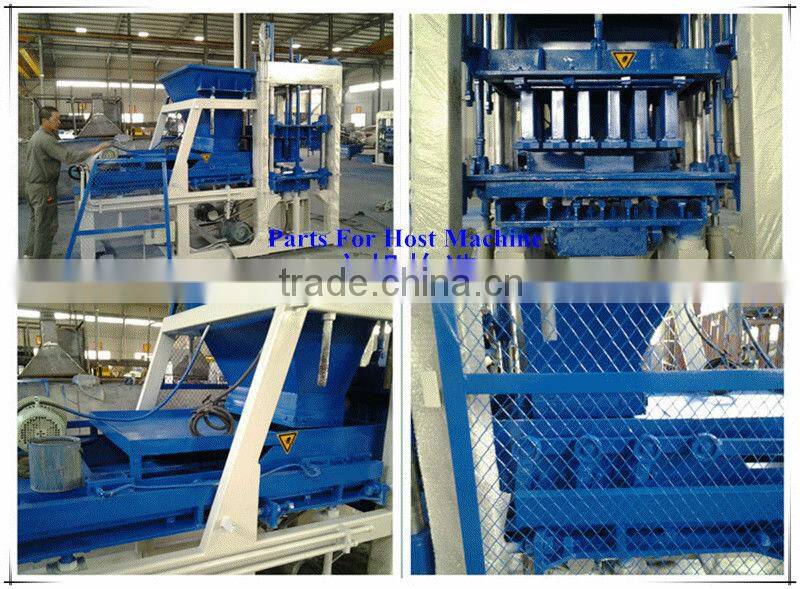 Small automatic fly ash brick machine,auto brick machine QT4-15 brick making machines sale in kenya