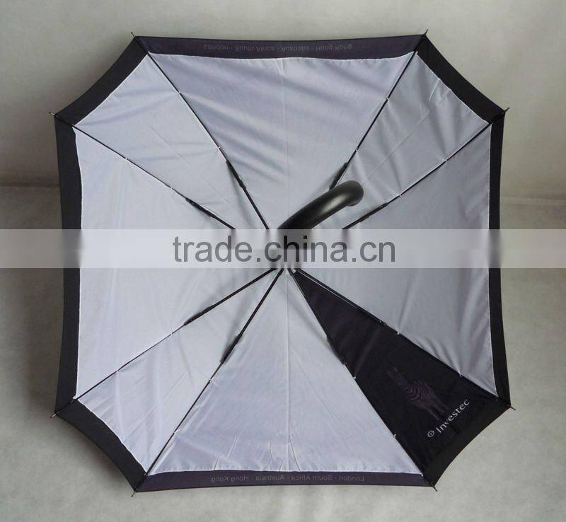 Square golf umbrella