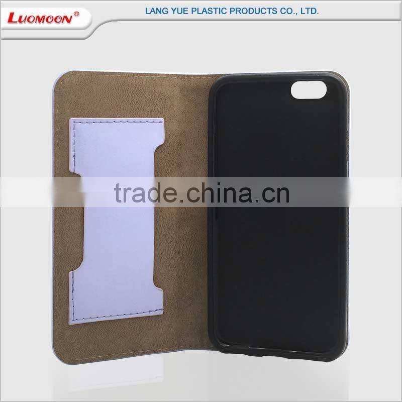 luxury leather flip cover wallet case with card slot for coolpad note 3 lite