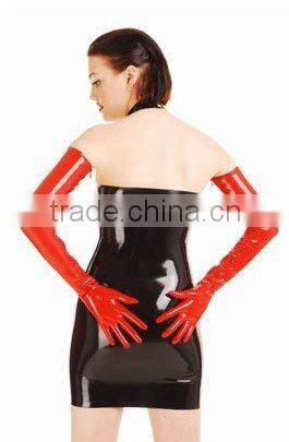 100%handmade natural Latex catsuit Latex dress
