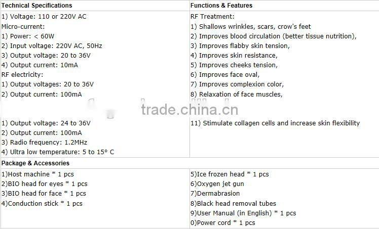 7 in 1 Microdermabrasion Galvanic Facial Care Blackhead Removal Multifunctional Beauty Machine