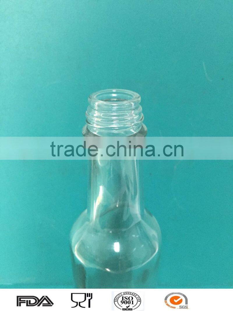 5oz glass sauce bottle/soy cruet/sauce cruet with plastic cap