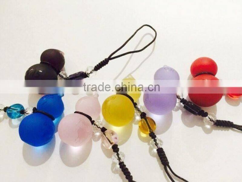 Custom Coloured glaze pendant / Azure stone pendant