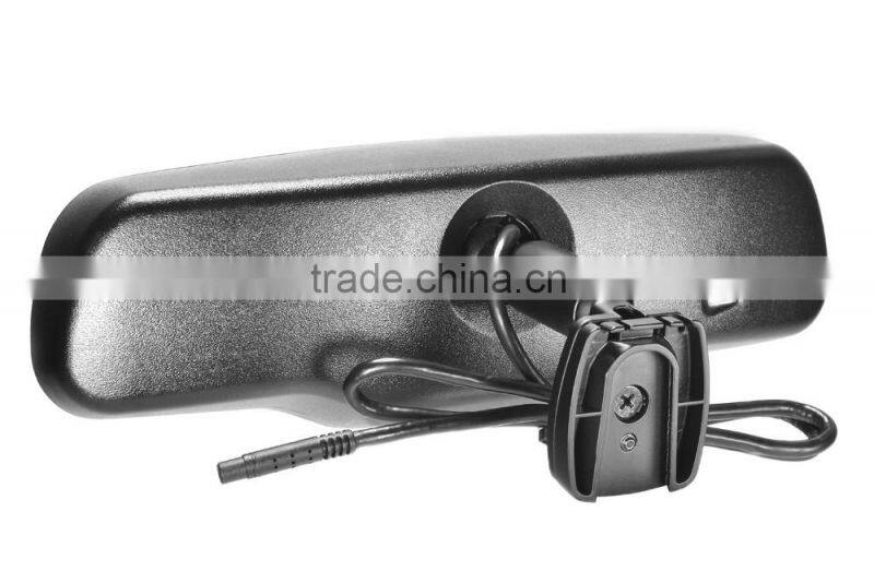 Dual 4.3'' LCD Display Car Rearview Mirror with Reverse Camera