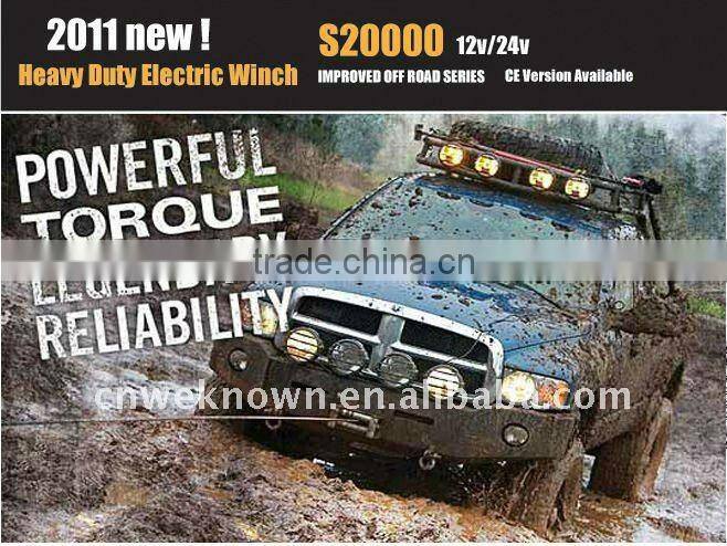 20000 lbs heavy duty car electric winch 12v/24v