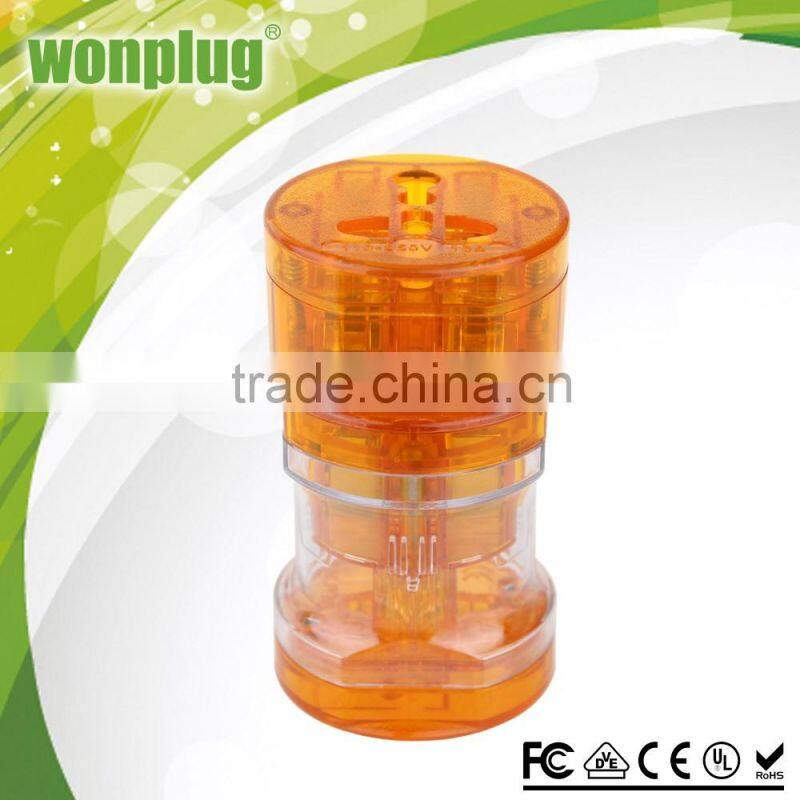 Commercial Residential application well made 10A 250V Amsterdam travel adapter can be used around the world