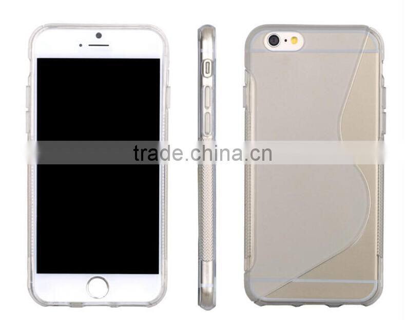 For iPhone 6 TPU sleeve covers, soft cell phone cases and bumper covers for iphone 6 smart phone,support oem printing logo