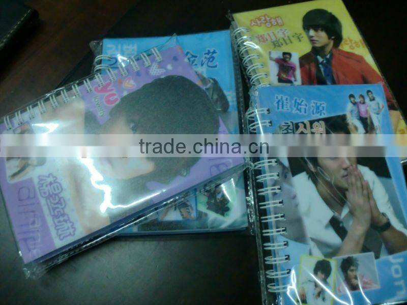 Hot Selling New Design PVC Small Notebook With Pen
