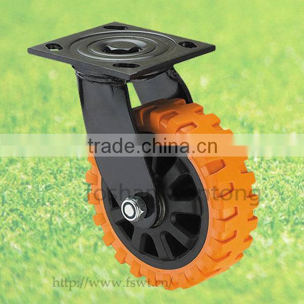 Hot Sale Top Plate Polyurethane Industrial Hardware Caster Wheel