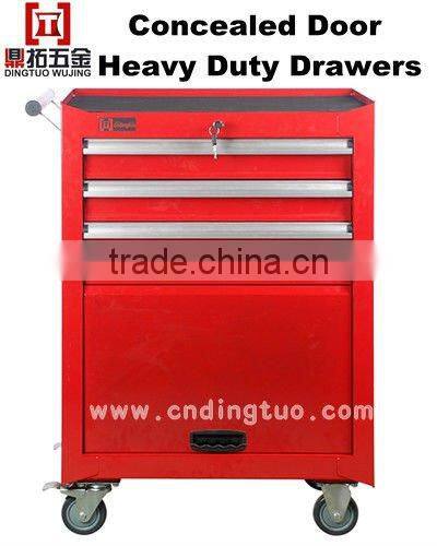 High Duty 2-Drawers Mechanical Toolbox with Lock