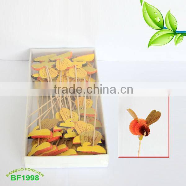 Christmas Decoration toothpicks with bee
