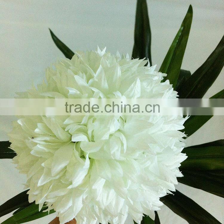 wholesalem small fake ball flowers bonsai