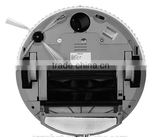 Automatic wet and dry recharge with LED Robot Vacuum Cleaner