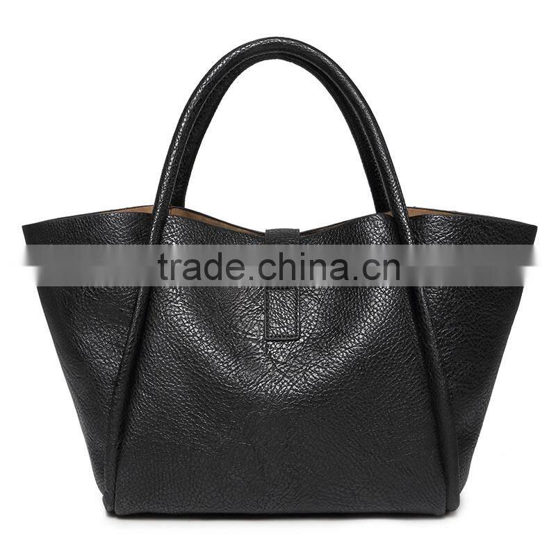 Autumn And Winter 2pcs/Set New Leisure PU Leather Lash Bags Women Tote Handbag For Sale China Factory